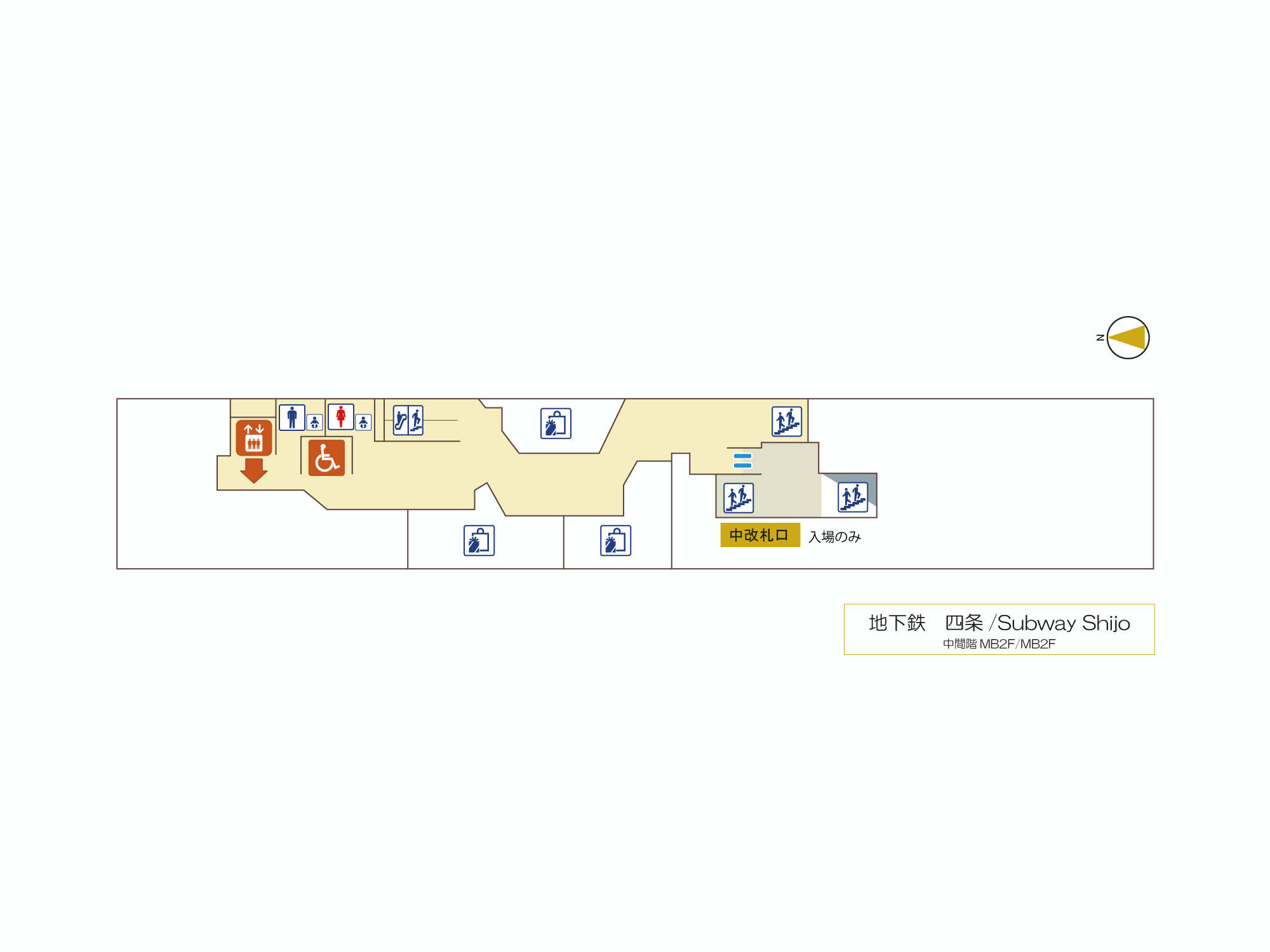 構内図表示 歩くまち京都 バス 鉄道の達人 構内図表示 歩くまち京都 バス 鉄道の達人